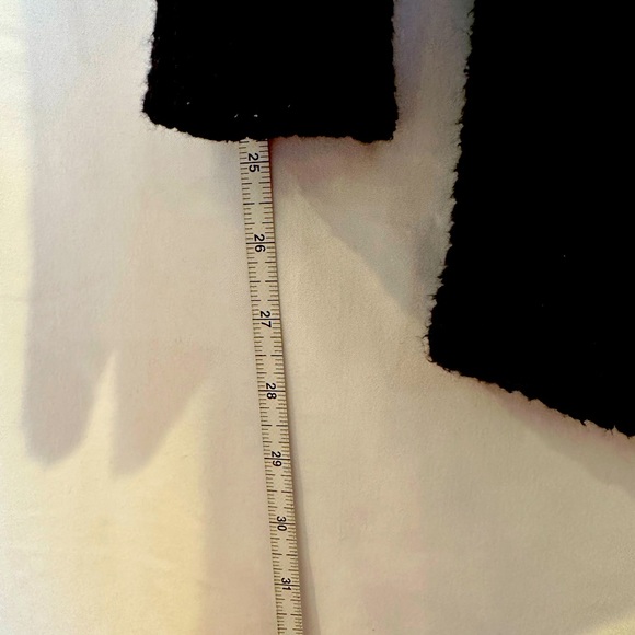 Black open cardigan with drape pockets - Picture 4 of 6